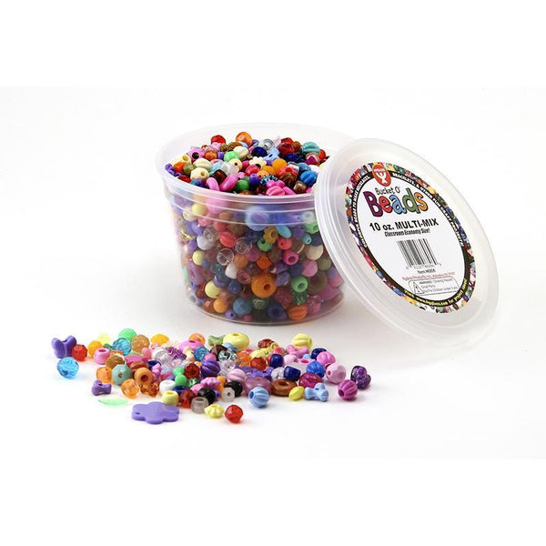 (4 EA) BUCKET O BEADS MULTI MIX-Arts & Crafts-JadeMoghul Inc.