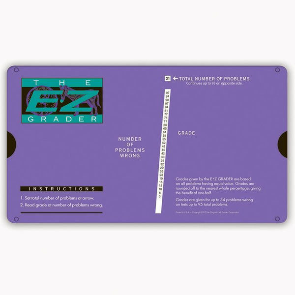 (4 EA) E-Z GRADER PURPLE SCORE UP-Learning Materials-JadeMoghul Inc.
