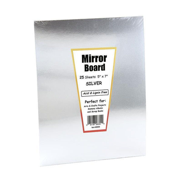 (4 EA) MIRROR BOARD 25 5X7 SHEETS-Arts & Crafts-JadeMoghul Inc.