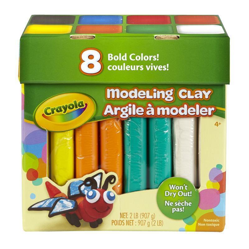 (4 EA) MODELING CLAY 2 LB JUMBO-Arts & Crafts-JadeMoghul Inc.