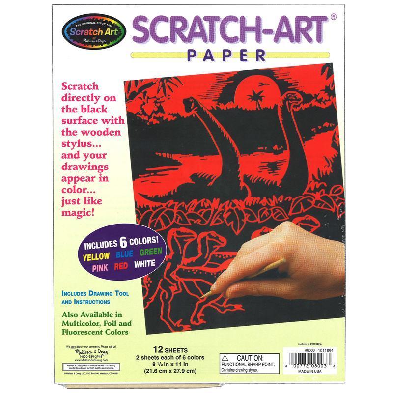 (4 EA) SCRATCH ART SOLID COLORS-Toys & Games-JadeMoghul Inc.