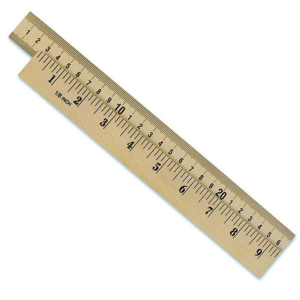 (4 EA) WOODEN METER STICK PLAIN-Learning Materials-JadeMoghul Inc.