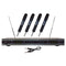 4-Microphone VHF Wireless Microphone System-Microphones & Accessories-JadeMoghul Inc.