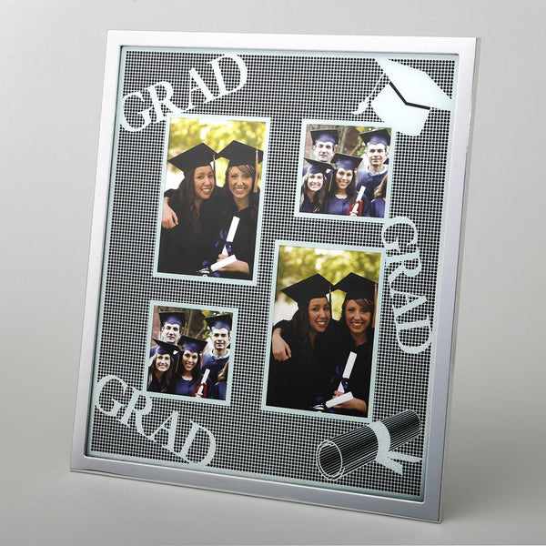 4 opening collage glitter silver matte frame-Personalized Gifts for Women-JadeMoghul Inc.