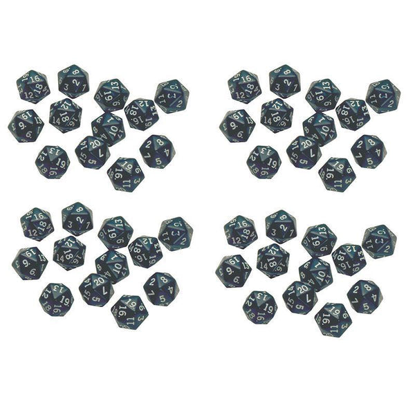 (4 PK) 20 SIDED POLYHEDRA DICE 12-Toys & Games-JadeMoghul Inc.