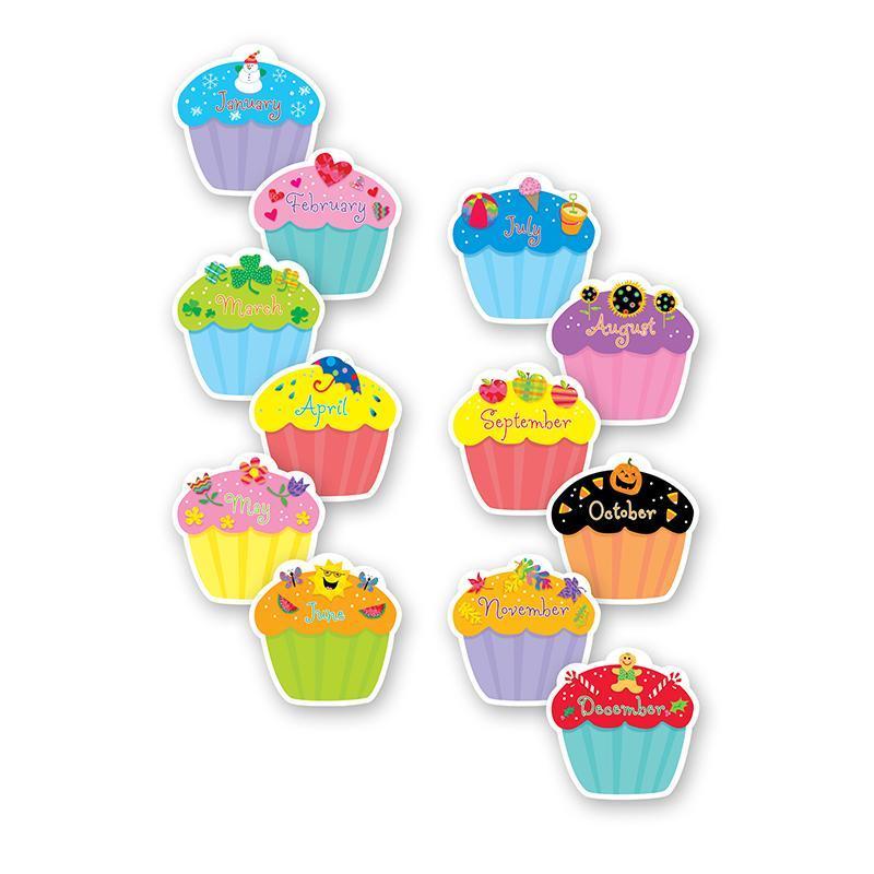 (4 PK) CUPCAKES DESIGNER CUT OUTS-Learning Materials-JadeMoghul Inc.