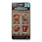 4 Pack Uniform Magnet Set - Ncaa - University of Nebraska-LICENSED NOVELTIES-JadeMoghul Inc.