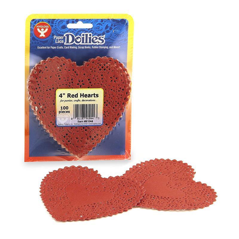 (4 PK) DOILIES 4 RED HEART-Arts & Crafts-JadeMoghul Inc.