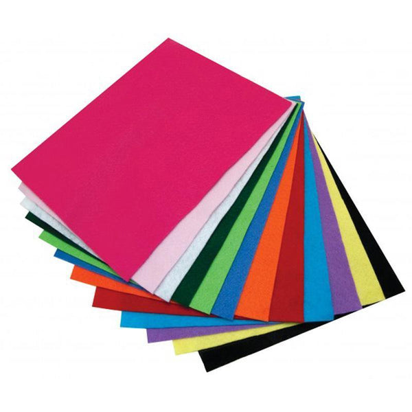 (4 PK) FELT SHEETS 12 SHTS 9X12-Arts & Crafts-JadeMoghul Inc.