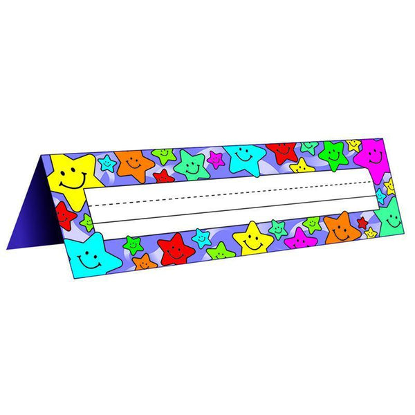 (4 Pk) Name Tent Happy Stars-Learning Materials-JadeMoghul Inc.