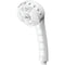 4-Setting Handheld Showerhead (White)-Faucets & Bath-JadeMoghul Inc.