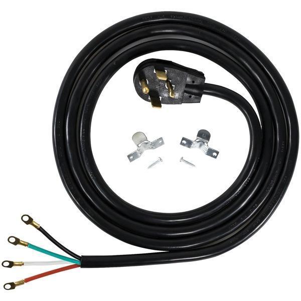 4-Wire Closed-Eyelet 30-Amp Dryer Cord, 10ft-Dryer Connection & Accessories-JadeMoghul Inc.