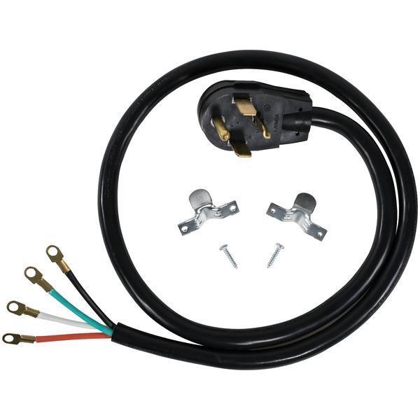 4-Wire Closed-Eyelet 30-Amp Dryer Cord, 4ft-Dryer Connection & Accessories-JadeMoghul Inc.