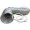 4" x 8ft SilverDuct(TM) Dryer Transition Duct Kit-Ducting Parts & Accessories-JadeMoghul Inc.