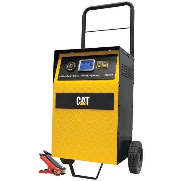 40-Amp Rolling High-Frequency Charger with 110-Amp Engine Start, Alternator Check & Battery Reconditioning-Jump Starters & Battery Chargers-JadeMoghul Inc.