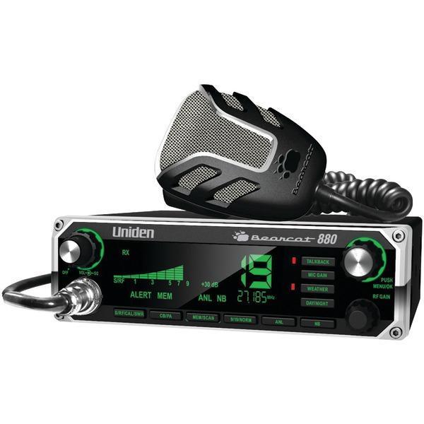 40-Channel Bearcat 880 CB Radio with 7-Color Display Backlighting-Radios, Scanners & Accessories-JadeMoghul Inc.