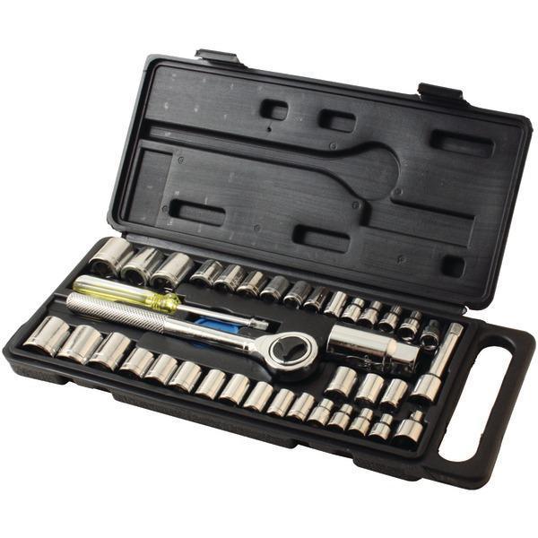 40-Piece Drop-Forged Socket Set-Hand Tools & Accessories-JadeMoghul Inc.