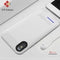 4000 mAh High Capacity Battery Charging Cover For Iphone X 10 External Battery Case Power Bank Portable Charger Slim Thin Light-WHITE-JadeMoghul Inc.