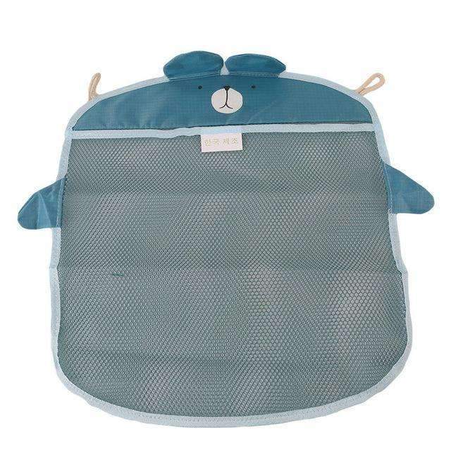 40.5*35cm Baby Bathroom Mesh Bag Child Bath Toy Bag Net Cartoon Animal Shape Waterproof Cloth Toy Baskets CX674643-Blue-JadeMoghul Inc.