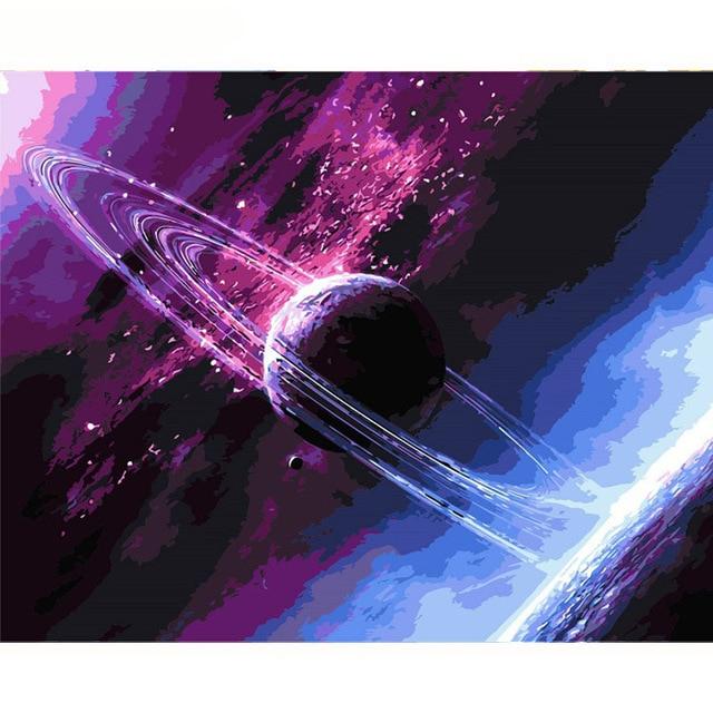 40x50cm diy frame fantasy cartoon oil painting by numbers kits Acrylic Paint By Numbers On Canvas Handpainted landscape Painting AExp