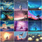 40x50cm diy frame fantasy cartoon oil painting by numbers kits Acrylic Paint By Numbers On Canvas Handpainted landscape Painting AExp