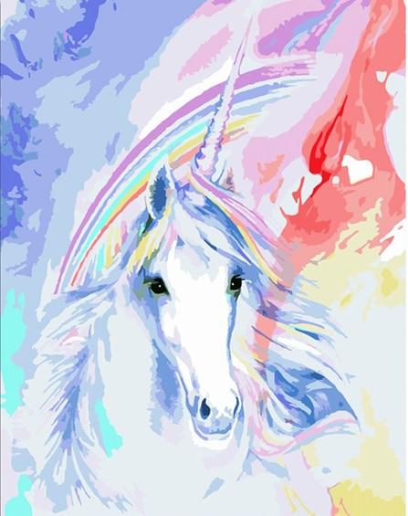 40x50cm diy frame fantasy cartoon oil painting by numbers kits Acrylic Paint By Numbers On Canvas Handpainted landscape Painting AExp