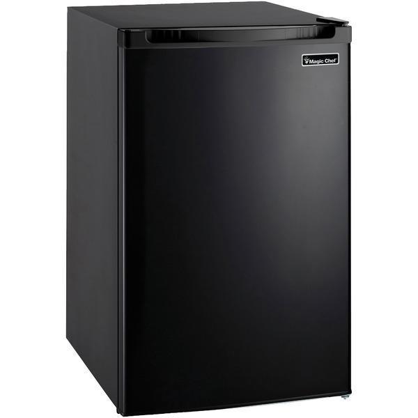 4.4 Cubic-ft Refrigerator (Black)-Refrigerators, Freezers & Keg Coolers-JadeMoghul Inc.
