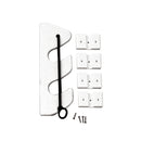 TACO 2-Rod Poly Bungee Rod Holder Rack - White [P03-132W]