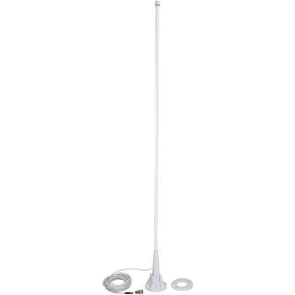 46" VHF 3dBd Gain Marine Antenna with Lift & Lay-Over Mount-Radios, Scanners & Accessories-JadeMoghul Inc.