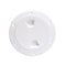 Beckson 4" Smooth Center Screw-Out Deck Plate - White [DP40-W]