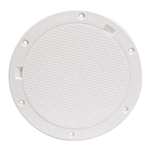 Beckson 8" Non-Skid Pry-Out Deck Plate - White [DP83-W]