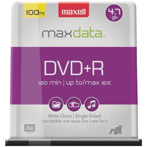 4.7GB 120-Minute DVD+Rs (100-ct Spindle)-Recordable Discs-JadeMoghul Inc.