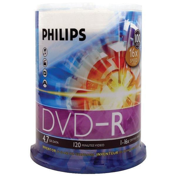 4.7GB 16x DVD-Rs (100-ct Cake Box Spindle)-Recordable Discs-JadeMoghul Inc.