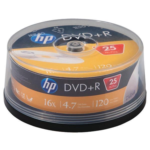 4.7GB 16x DVD+Rs (25-ct Cake Box Spindle)-Recordable Discs-JadeMoghul Inc.