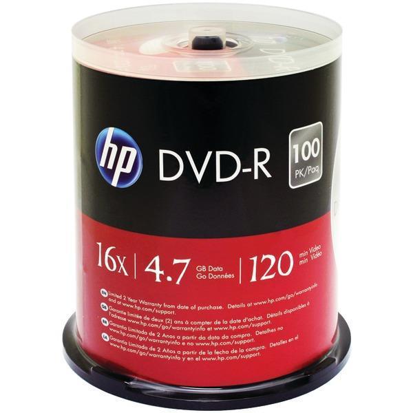 4.7GB DVD-Rs, 100-ct Spindle-Recordable Discs-JadeMoghul Inc.