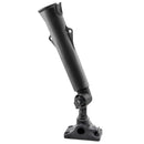 RAM Tough-Tube Fishing Rod Holder w/3" Length Spline Post, Combination Bulkhead/Flat Surface Base & Plunger [RAP-394-SSBMPU]