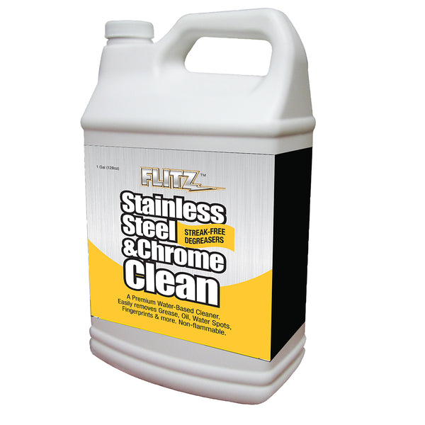 Flitz Stainless Steel & Chrome Cleaner w/Degreaser - 1 Gallon [SP 01510]