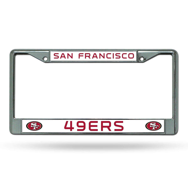 Cool License Plate Frames 49ers Chrome Frame