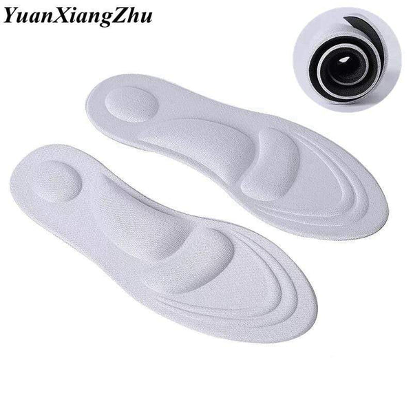 4D Stretch Breathable Deodorant Running Cushion Insoles For Feet Man Women Insoles For Shoes Sole Orthopedic Pad ND1 AExp