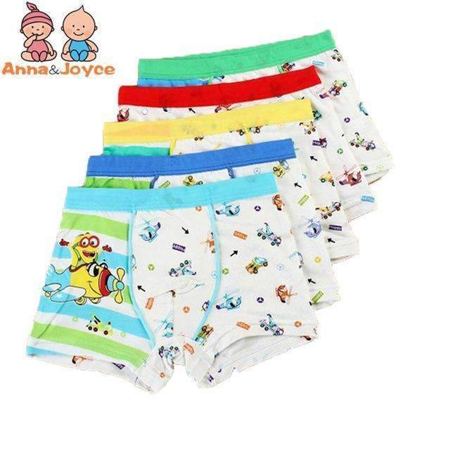 4pcs/lot Boys boxer underwear kids boxer panties cotton underpants baby boys clothes for3-9Y-TNM0044-3T-JadeMoghul Inc.