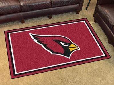 4x6 Rug 4x6 Rug NFL Arizona Cardinals 4'x6' Plush Rug FANMATS