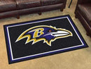 4x6 Rug 4x6 Rug NFL Baltimore Ravens 4'x6' Plush Rug FANMATS