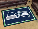 4x6 Rug 4x6 Rug NFL Seattle Seahawks 4'x6' Plush Rug FANMATS