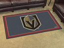 4x6 Rug 4x6 Rug NHL Vegas Golden Knights 4'x6' Plush Rug FANMATS