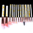 5/10/15pcs Marble Makeup Brushes Tool Natural Brush Set Kit Professional Powder Small High Quality Highlighter Lip Eyeshadow AExp