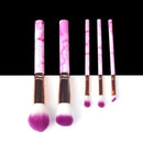 5/10/15pcs Marble Makeup Brushes Tool Natural Brush Set Kit Professional Powder Small High Quality Highlighter Lip Eyeshadow AExp