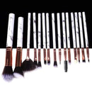 5/10/15pcs Marble Makeup Brushes Tool Natural Brush Set Kit Professional Powder Small High Quality Highlighter Lip Eyeshadow AExp