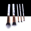 5/10/15pcs Marble Makeup Brushes Tool Natural Brush Set Kit Professional Powder Small High Quality Highlighter Lip Eyeshadow AExp