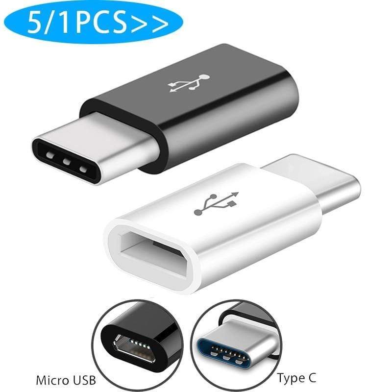 5/1PCS Mobile Phone Adapter Micro USB To USB C Adapter Microusb Connector for Huawei Xiaomi Samsung Galaxy A7 Adapter USB Type C AExp