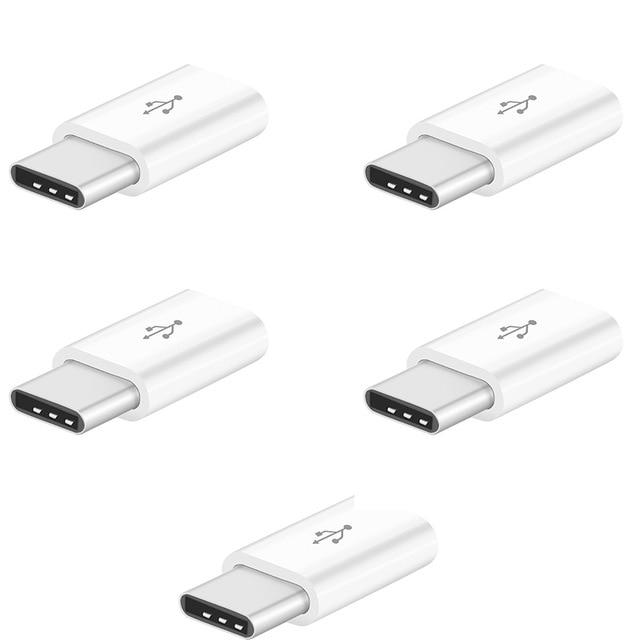 5/1PCS Mobile Phone Adapter Micro USB To USB C Adapter Microusb Connector for Huawei Xiaomi Samsung Galaxy A7 Adapter USB Type C AExp